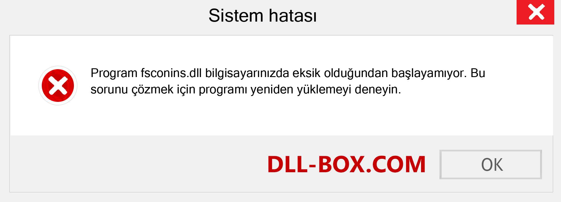 fsconins.dll dosyası eksik mi? Windows 7, 8, 10 için İndirin - Windows'ta fsconins dll Eksik Hatasını Düzeltin, fotoğraflar, resimler